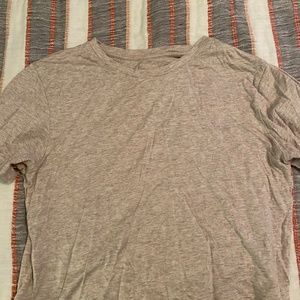 Girlfriend Collective Gia Crop Tee in Dune Sz S